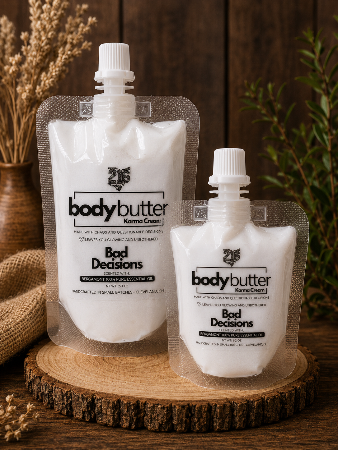 BAD DECISIONS - TALLOW BODY BUTTER - KARMA COLLECTION - 100%Pure Essential Oil