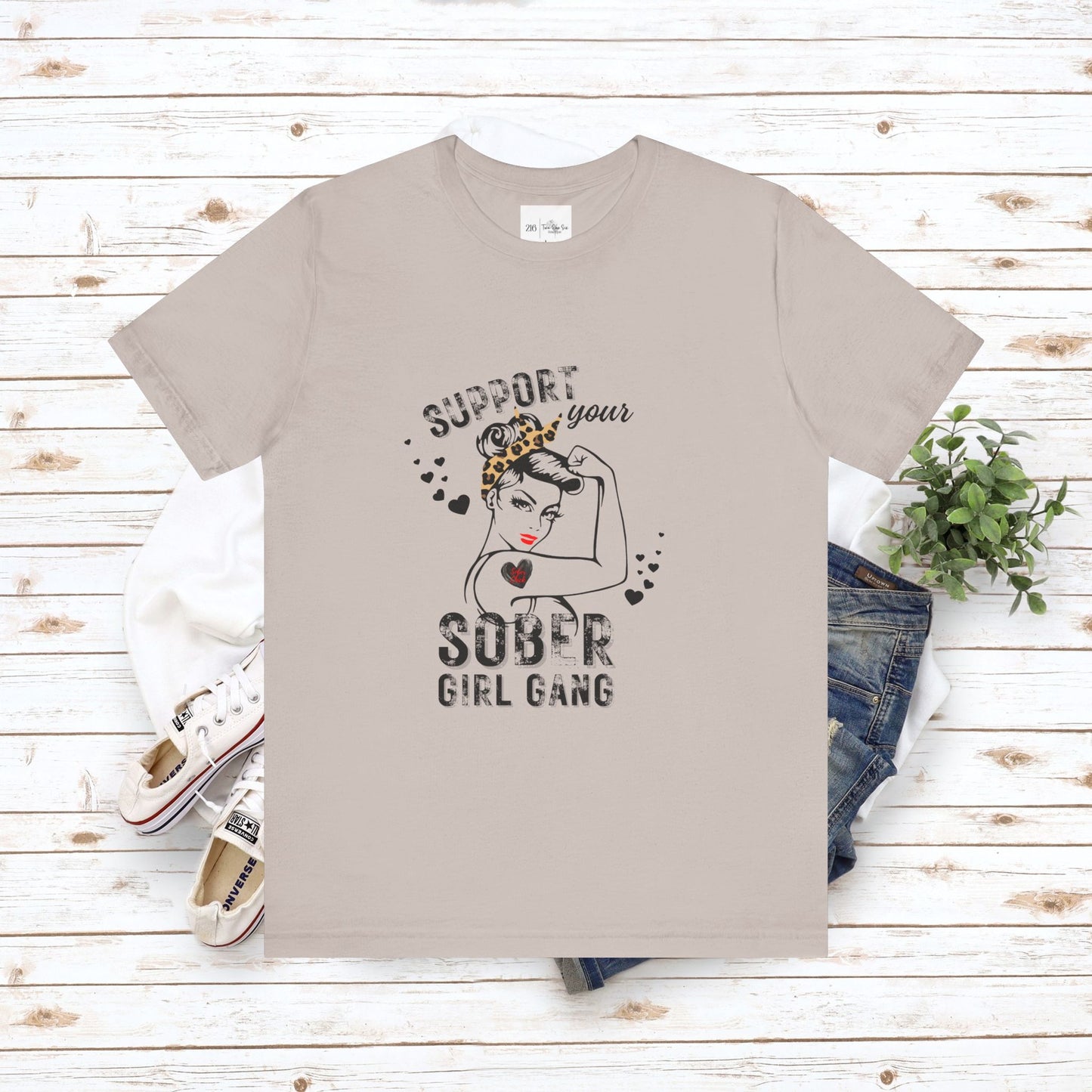 Support Your Sober Girl Gang - Bella Canvas