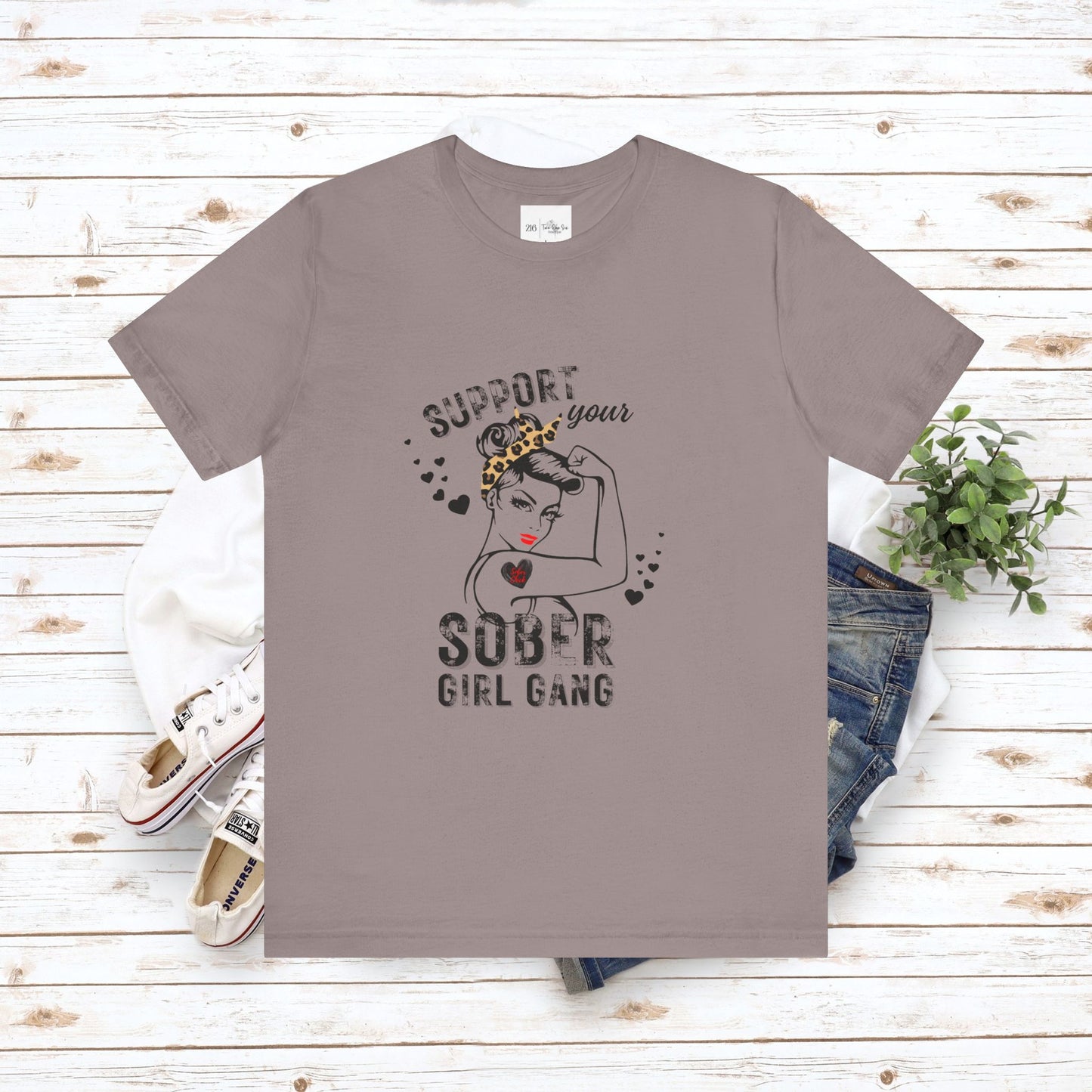 Support Your Sober Girl Gang - Bella Canvas