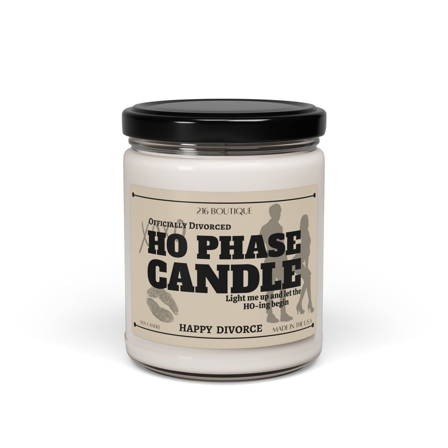 Happy Divorce Scented Soy Candle - HO PHASE Candle, 9oz