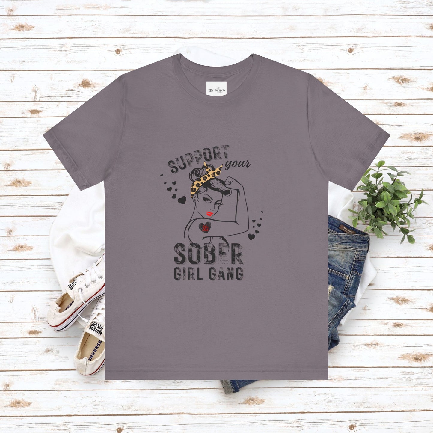 Support Your Sober Girl Gang - Bella Canvas