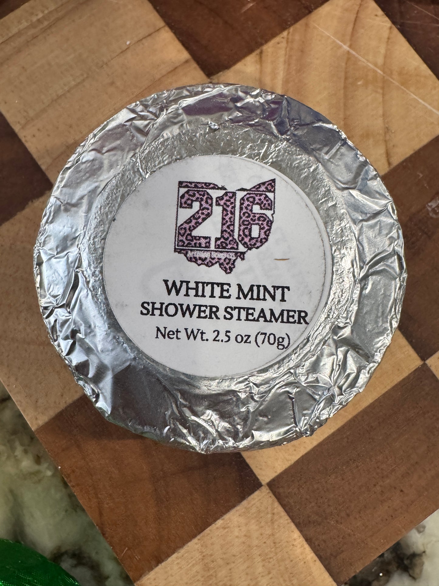 White Mint Shower Steamers