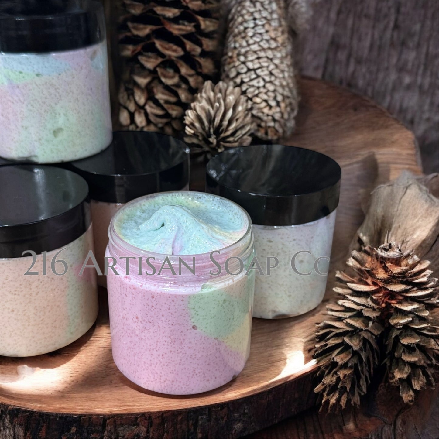 5oz Whipped Sugar Scrub - Rainbow Cashmere