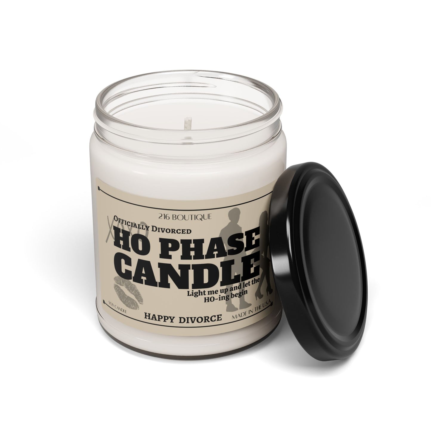 Happy Divorce Scented Soy Candle - HO PHASE Candle, 9oz
