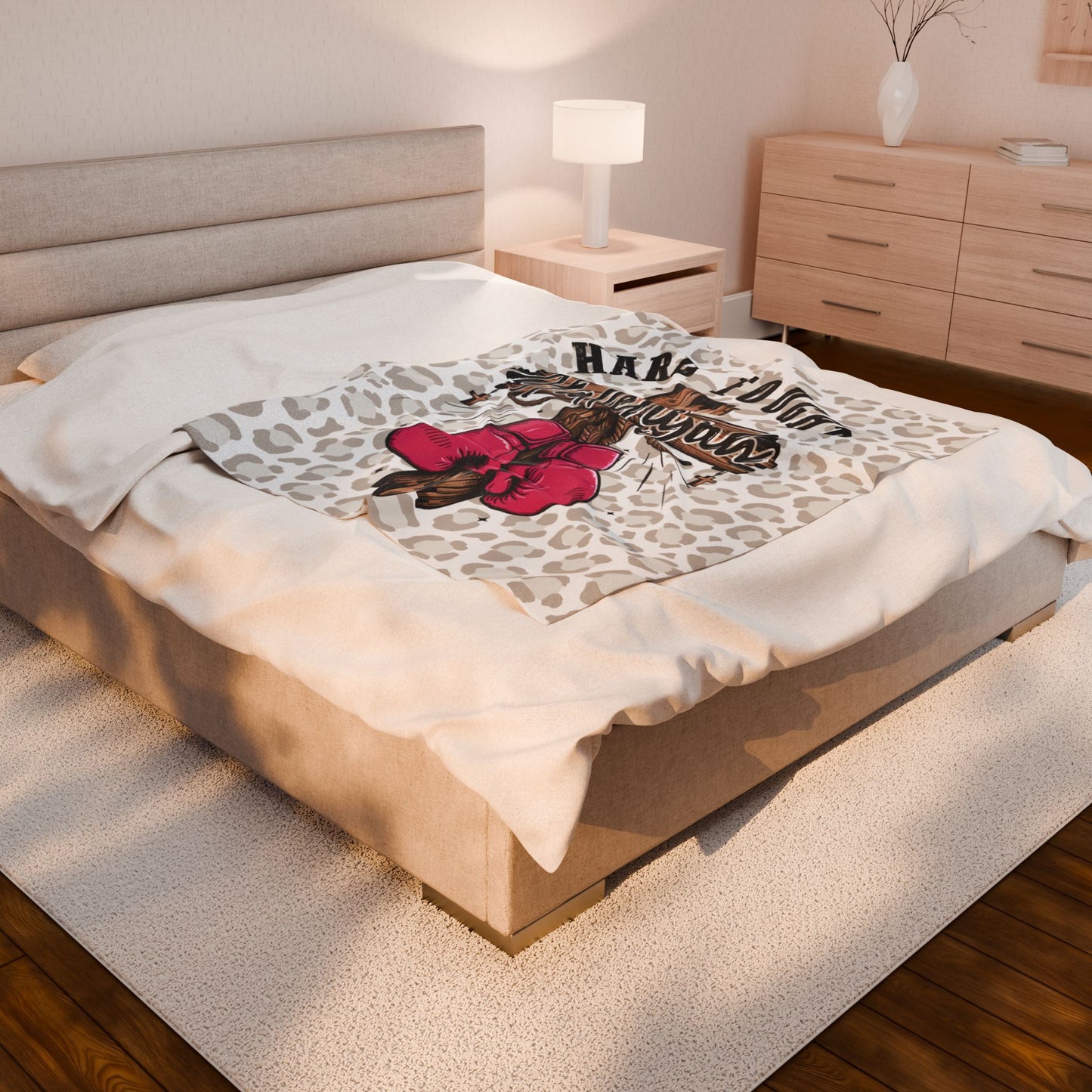 Hard Fought Hallelujah Velveteen Plush Blanket -
