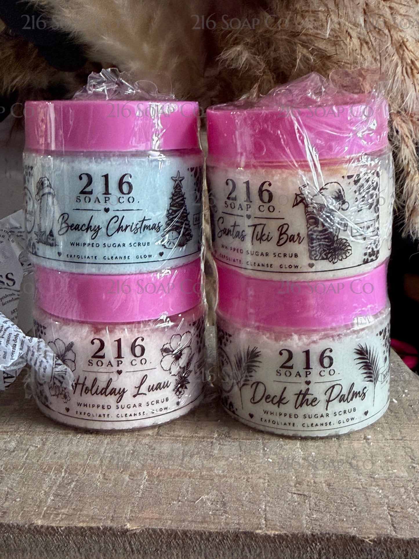 Beachy Christmas Sugar Scrub Sample Set (of 4)