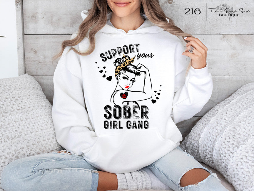 Support your Sober Girl Gang - Comfort Color
