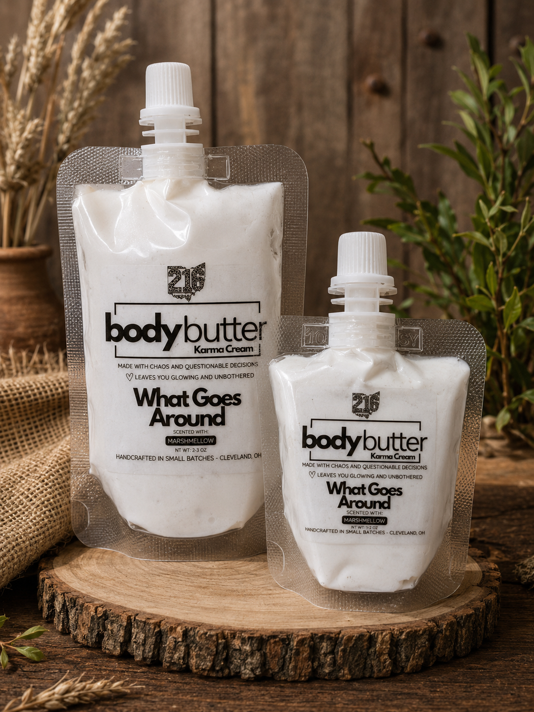 WHAT GOES AROUND - TALLOW BODY BUTTER - KARMA COLLECTION - SHIMMER