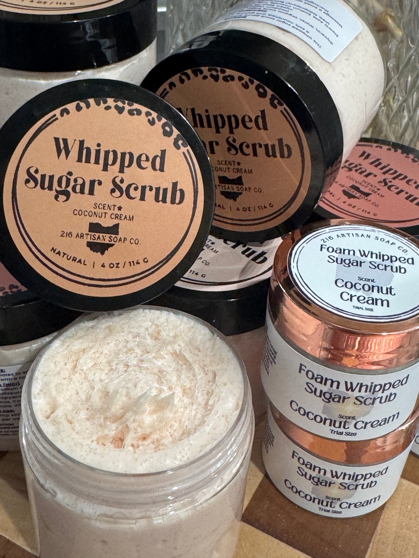 Foam Whipped Sugar Scrub - Coconut Cream