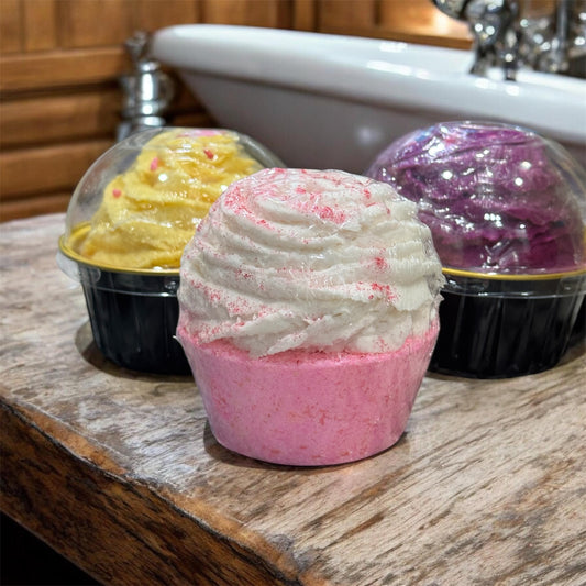 5oz Cupcake Bubble Bath + Bath Bomb