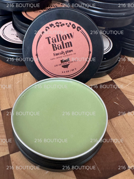 Tallow Balm – Eucalyptus | Non-Greasy Solid Body Moisturizer