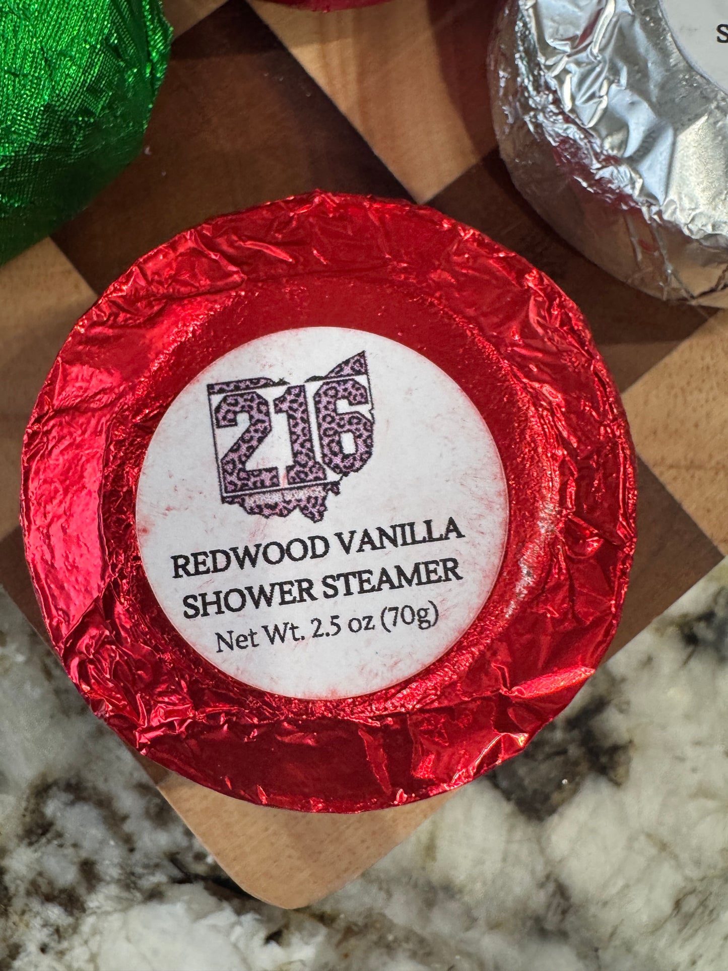 Redwood and Vanilla Shower Steamer