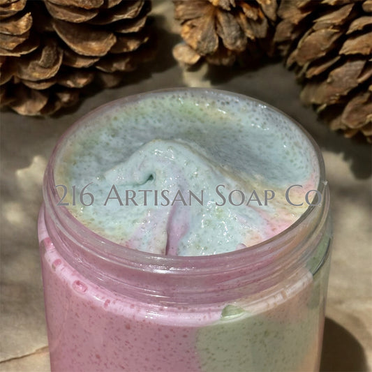 5oz Whipped Sugar Scrub - Rainbow Cashmere