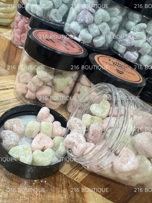 2oz Tallow Lotion Dots Hearts – Oakmoss Sandalwood | Non-Greasy Solid Body Moisturizer