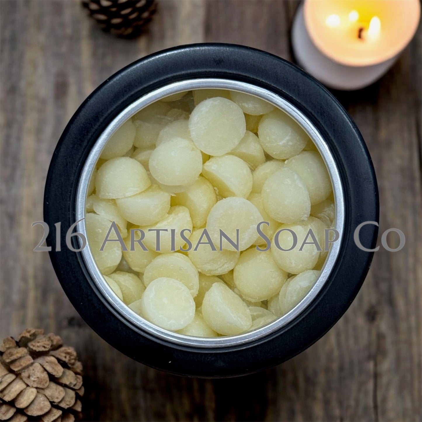 Tallow Lotion Dots – Sandalwood Vanilla | Non-Greasy Solid Body Moisturizer
