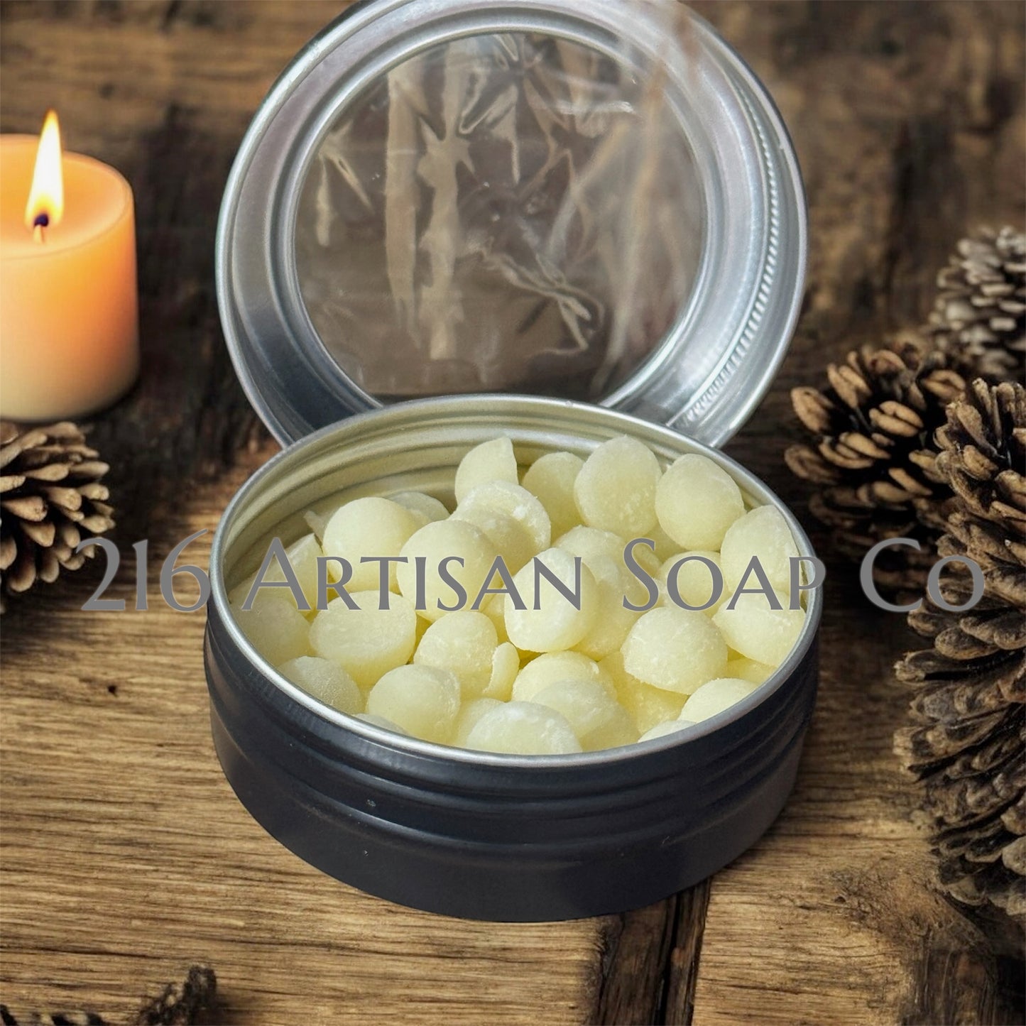 Tallow Lotion Dots – Sandalwood Vanilla | Non-Greasy Solid Body Moisturizer